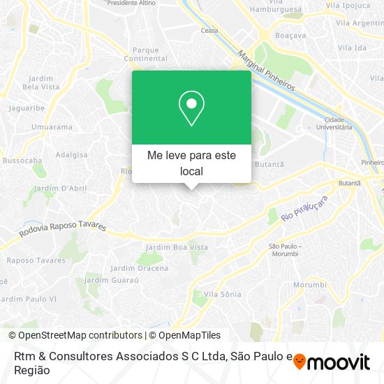 Rtm & Consultores Associados S C Ltda mapa