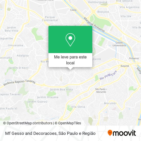 Mf Gesso and Decoracoes mapa