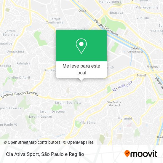 Cia Ativa Sport mapa