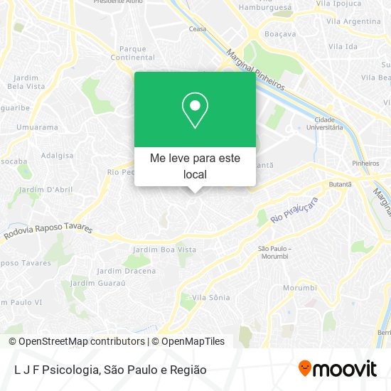 L J F Psicologia mapa