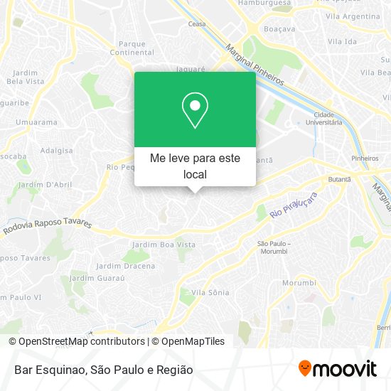 Bar Esquinao mapa