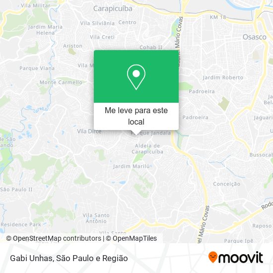 Gabi Unhas mapa