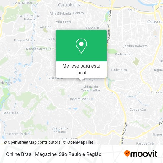 Online Brasil Magazine mapa