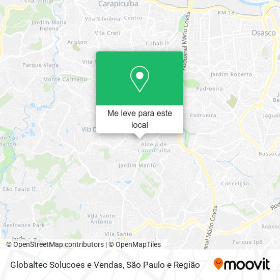 Globaltec Solucoes e Vendas mapa