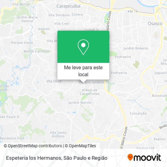 Espeteria los Hermanos mapa