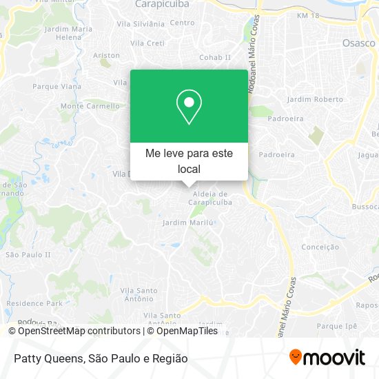 Patty Queens mapa