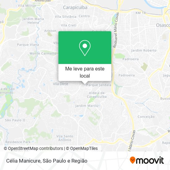 Célia Manicure mapa
