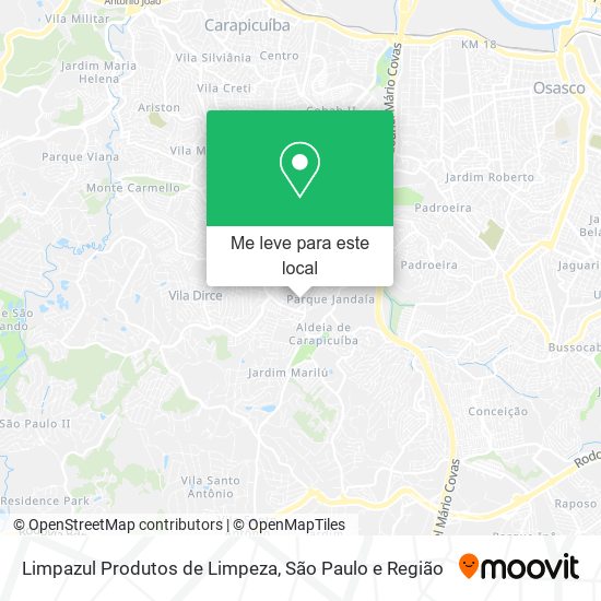 Limpazul Produtos de Limpeza mapa