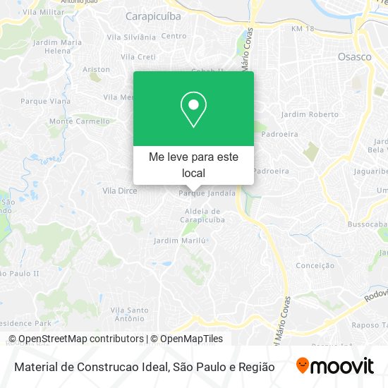 Material de Construcao Ideal mapa