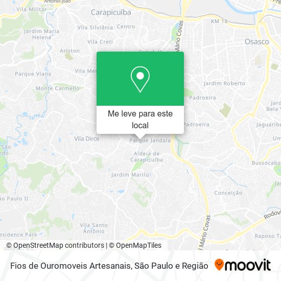 Fios de Ouromoveis Artesanais mapa