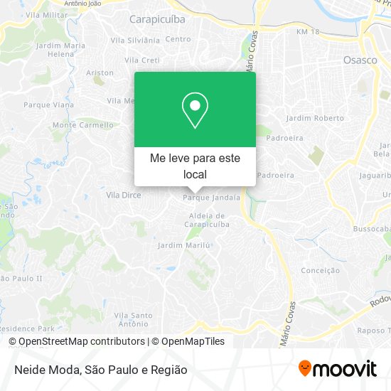 Neide Moda mapa