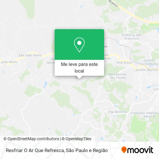 Resfriar O Ar Que Refresca mapa
