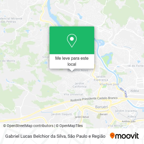 Gabriel Lucas Belchior da Silva mapa