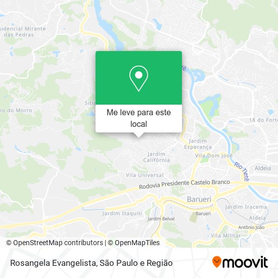 Rosangela Evangelista mapa