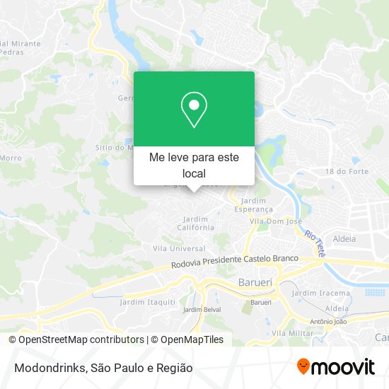 Modondrinks mapa