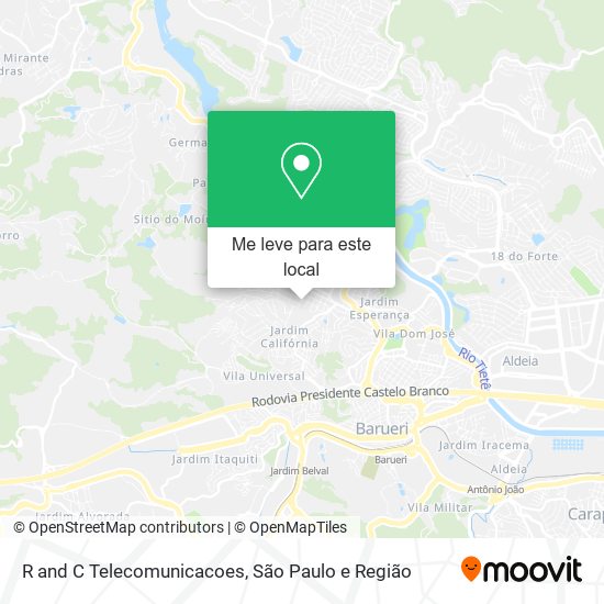R and C Telecomunicacoes mapa