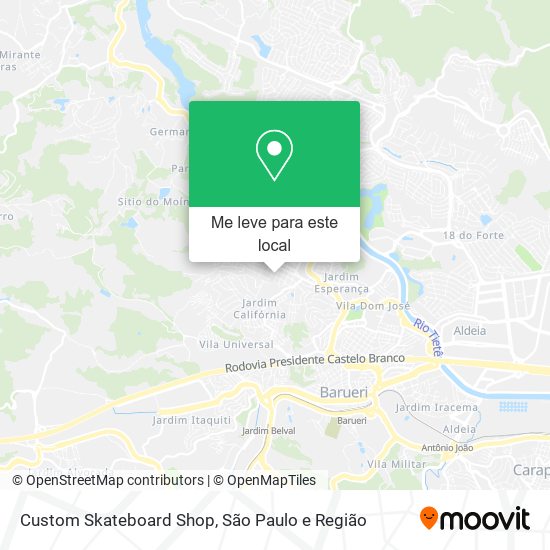 Custom Skateboard Shop mapa