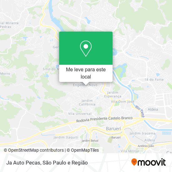 Ja Auto Pecas mapa