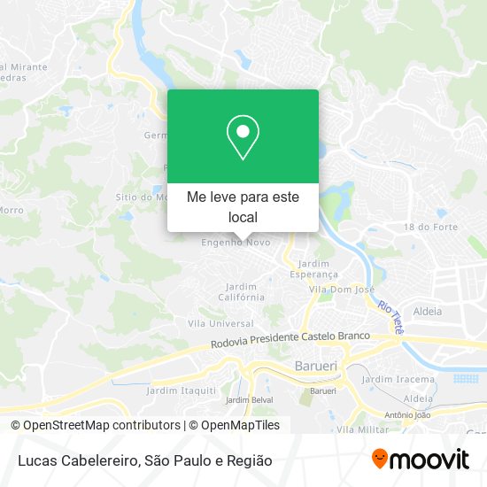 Lucas Cabelereiro mapa