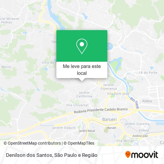 Denilson dos Santos mapa