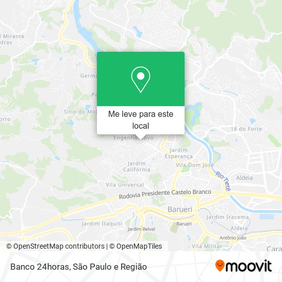 Banco 24horas mapa