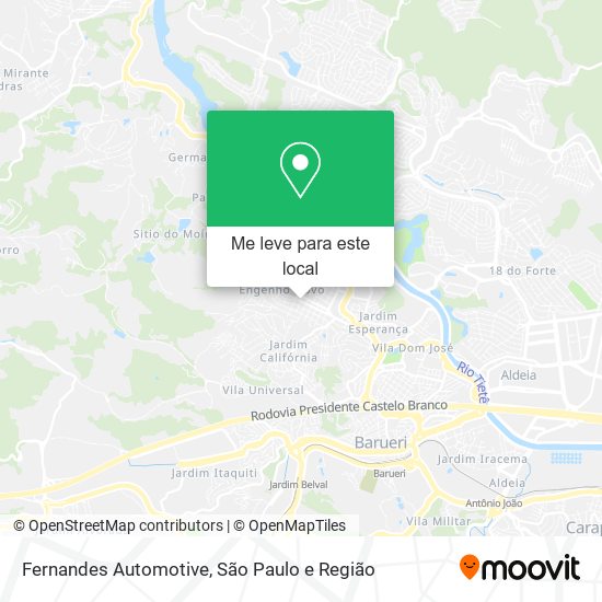 Fernandes Automotive mapa