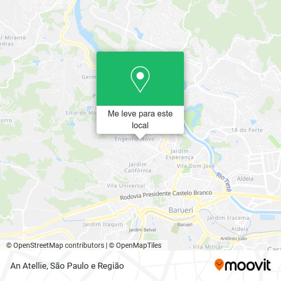 An Atellie mapa