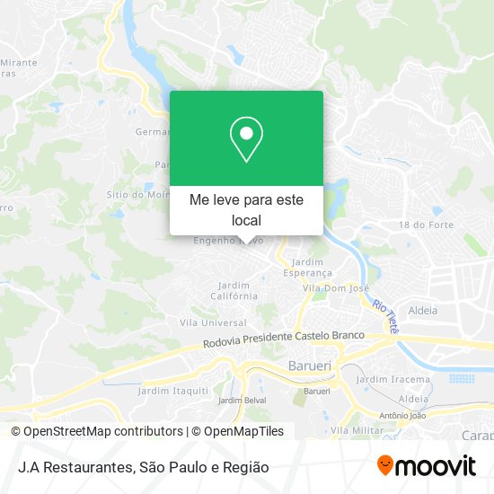 J.A Restaurantes mapa