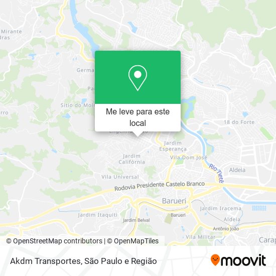 Akdm Transportes mapa