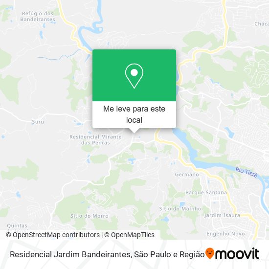 Residencial Jardim Bandeirantes mapa