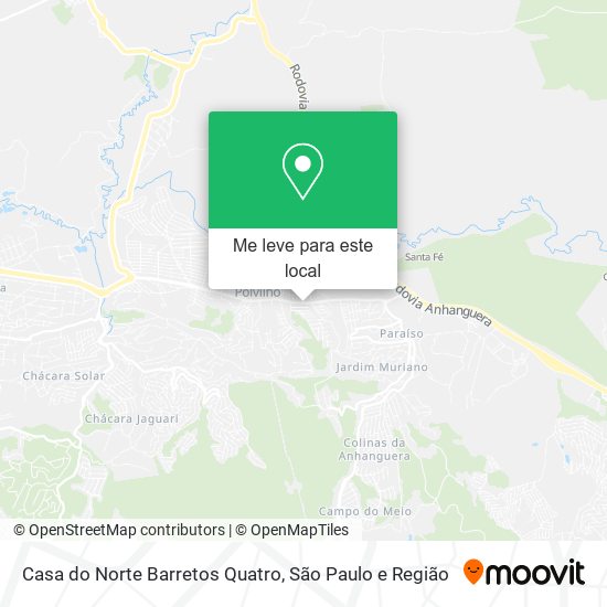 Casa do Norte Barretos Quatro mapa