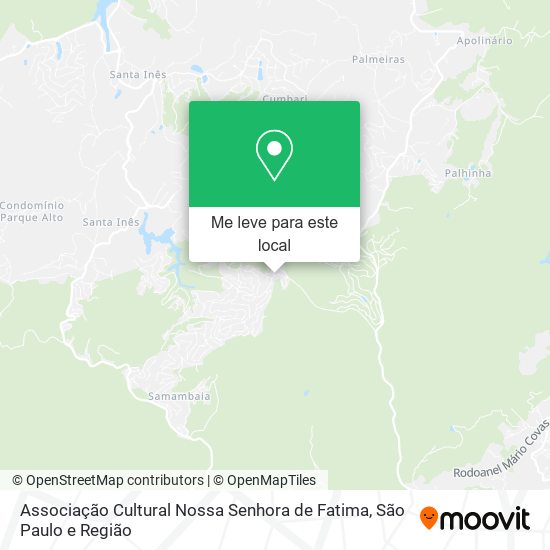 Associação Cultural Nossa Senhora de Fatima mapa