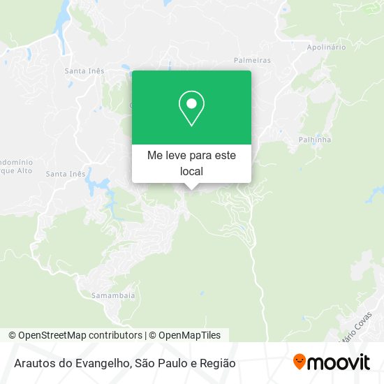 Arautos do Evangelho mapa