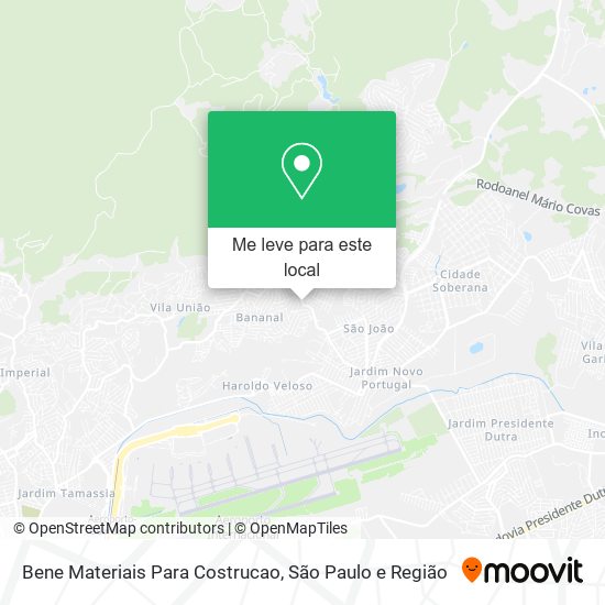 Bene Materiais Para Costrucao mapa