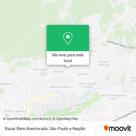 Bazar Bem Aventurado mapa