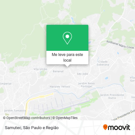 Samutec mapa