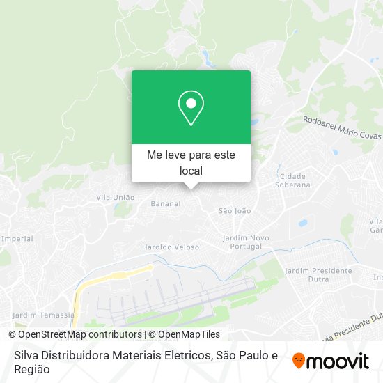 Silva Distribuidora Materiais Eletricos mapa