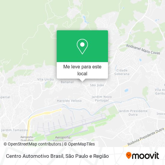 Centro Automotivo Brasil mapa