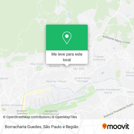 Borracharia Guedes mapa