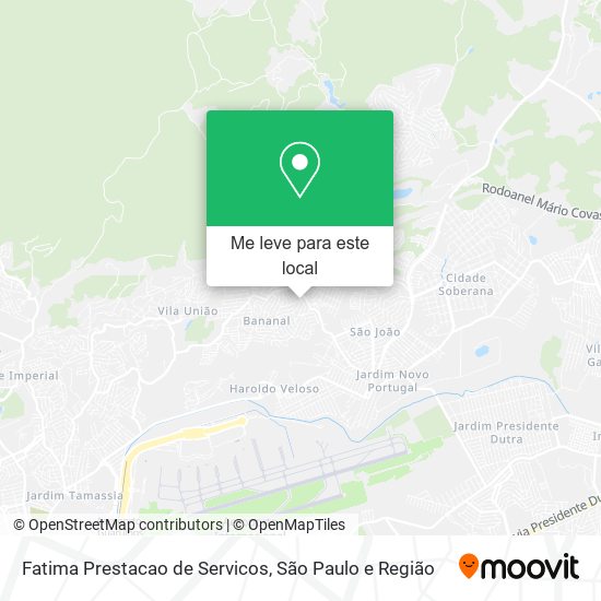 Fatima Prestacao de Servicos mapa