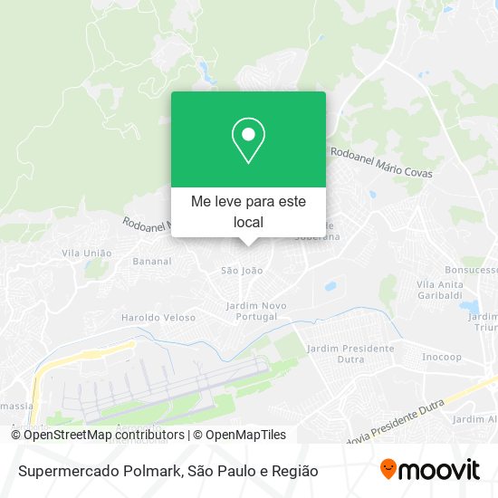 Supermercado Polmark mapa