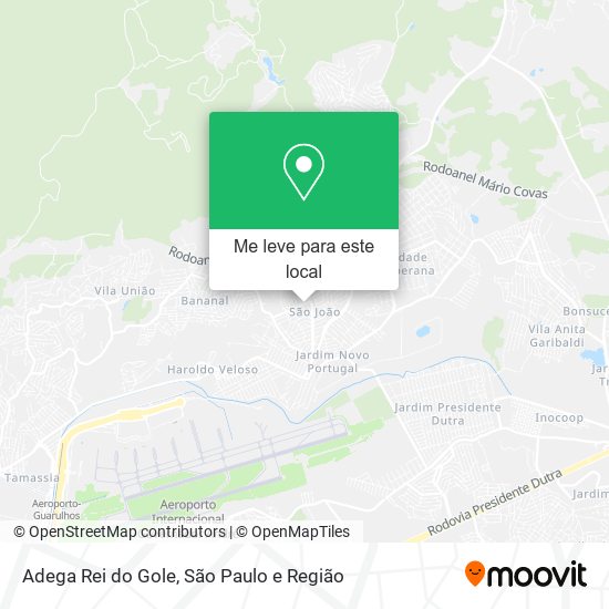 Adega Rei do Gole mapa