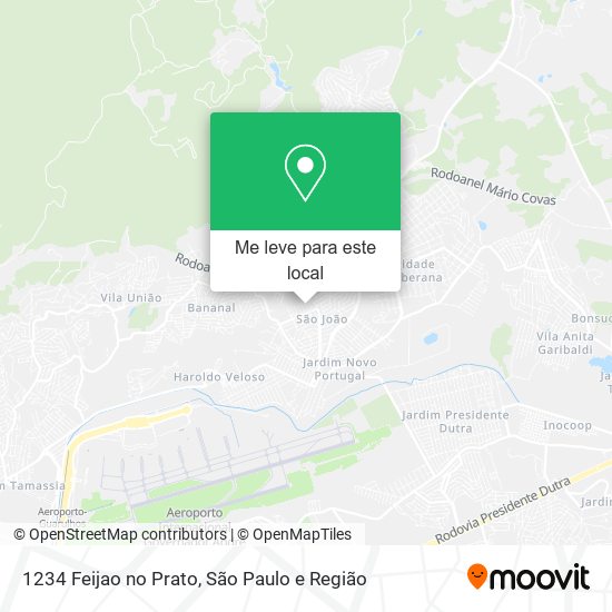 1234 Feijao no Prato mapa