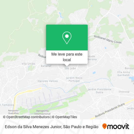 Edson da Silva Menezes Junior mapa