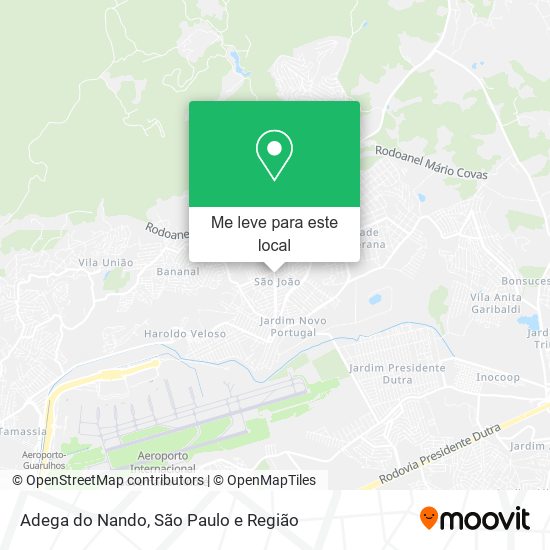 Adega do Nando mapa