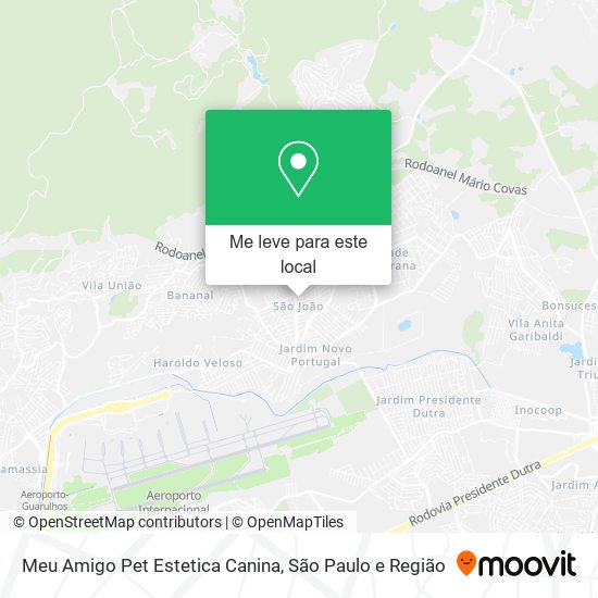 Meu Amigo Pet Estetica Canina mapa