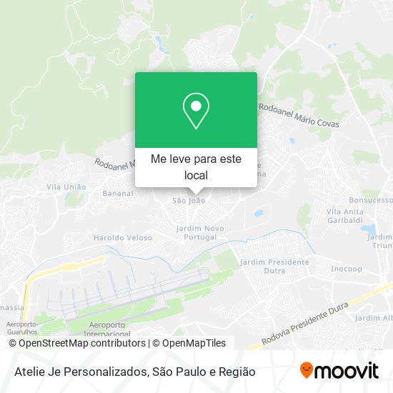 Atelie Je Personalizados mapa