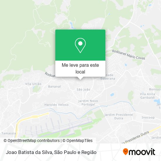 Joao Batista da Silva mapa