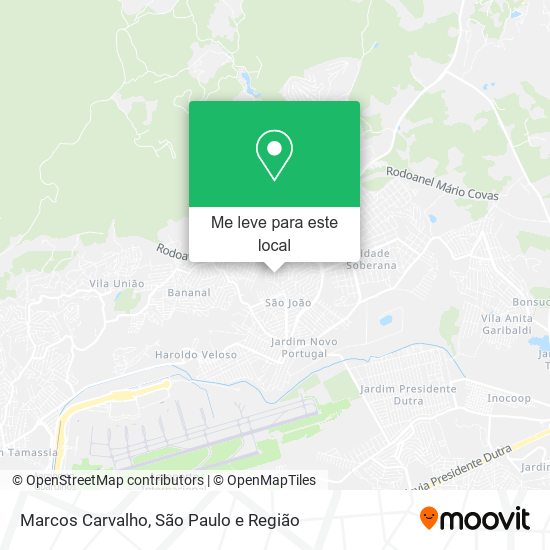 Marcos Carvalho mapa