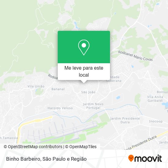 Binho Barbeiro mapa